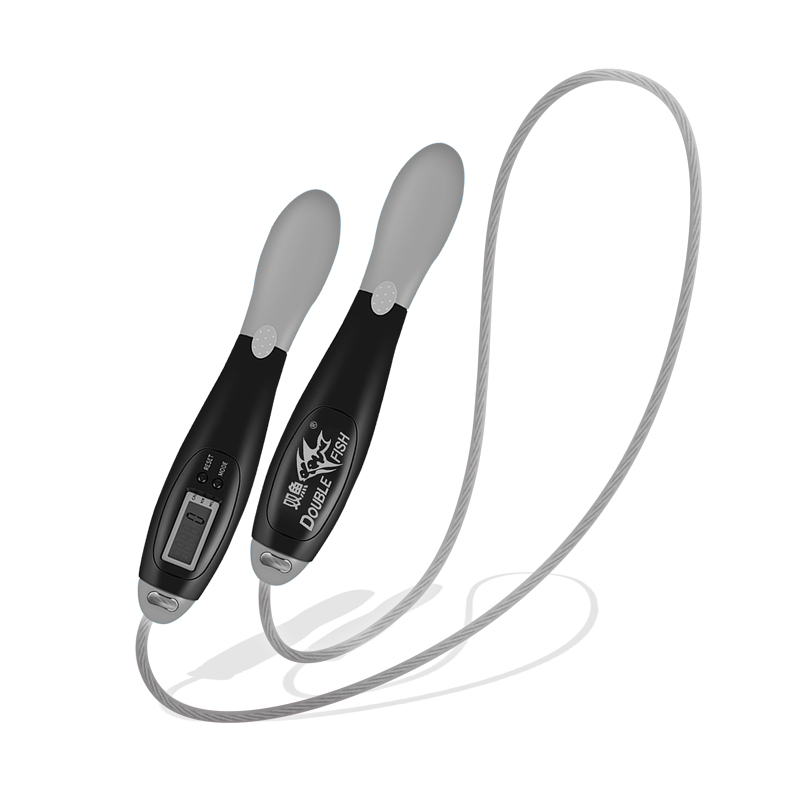 Jump rope with electronic counting